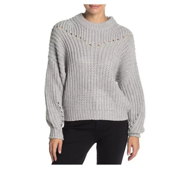 eilodie Sweaters - Eilodie  Size XL Open Stitch Pullover Sweater